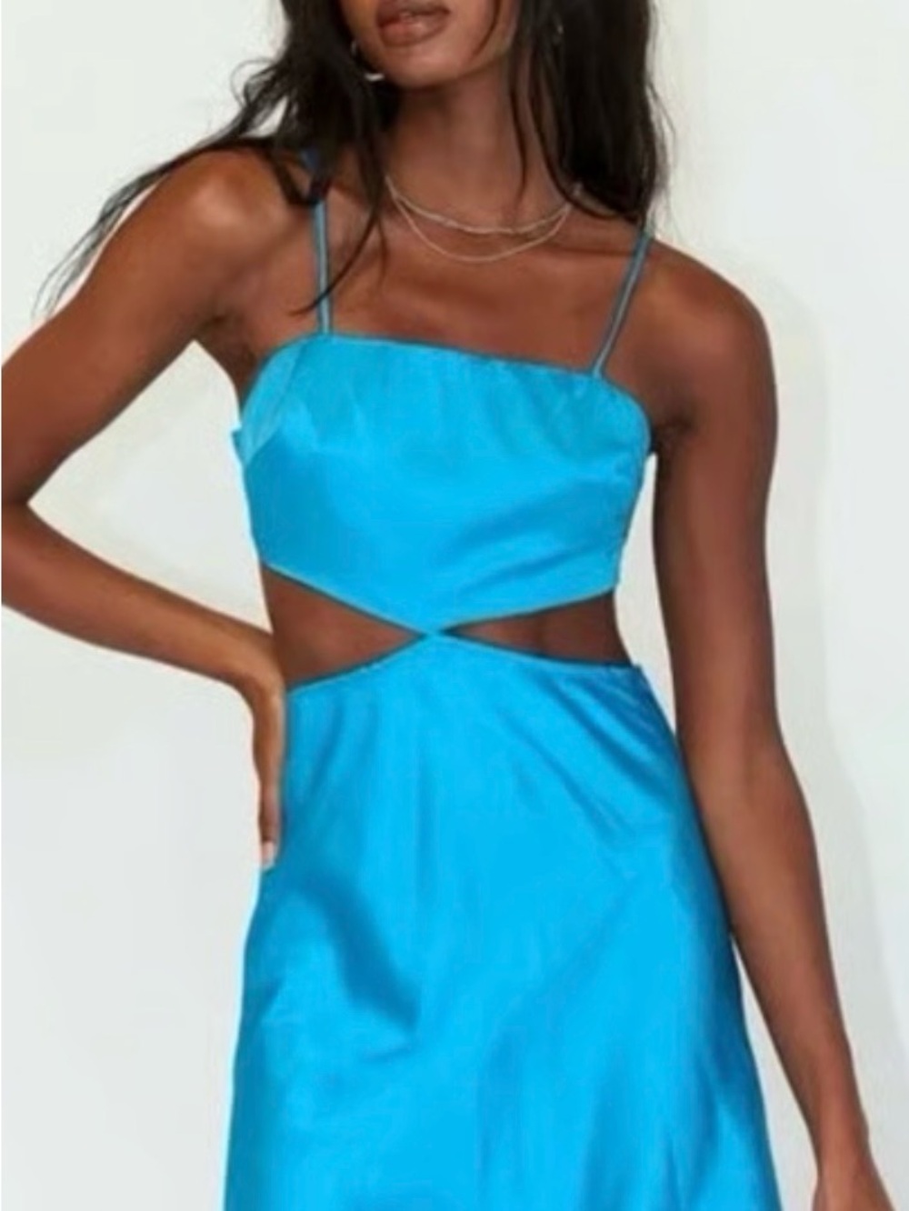 Princess Polly Blue Cutout Dress
